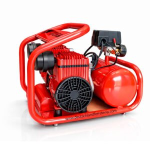 Compresor De Aire 6L 1.5Hp 110V Doble Cilindro Sin Aceite